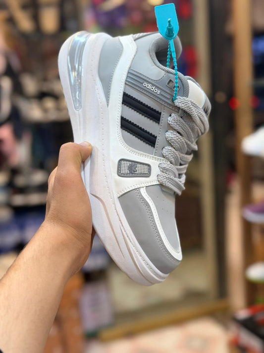 Adidas Style Premium White & Black Casual Sneakers for Men – Lightweight Comfort Shoes